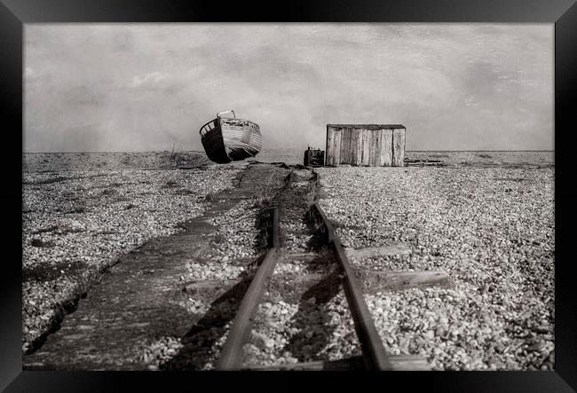 Abandoned at Dungeness Framed Print by Jackie Davies