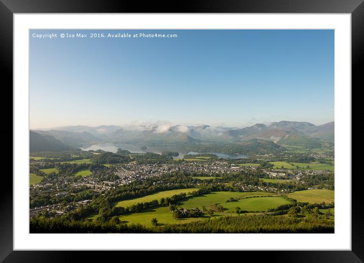 Latrigg Fell, Keswick, Lake District Framed Mounted Print by The Tog