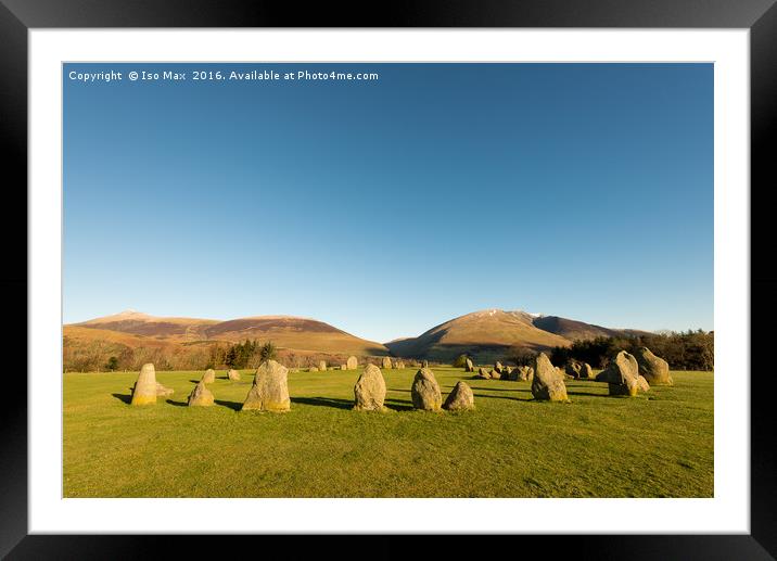 Castlerigg Stone Circle, Lake District Framed Mounted Print by The Tog