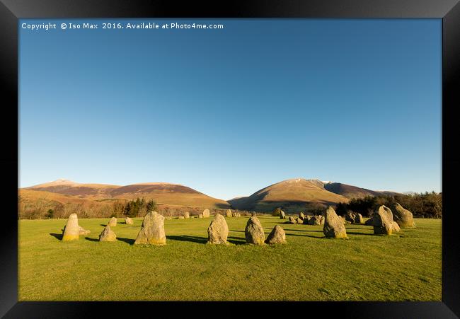 Castlerigg Stone Circle, Lake District Framed Print by The Tog