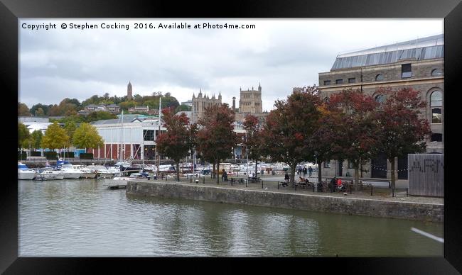 Bristol in Autumn Framed Print by Stephen Cocking