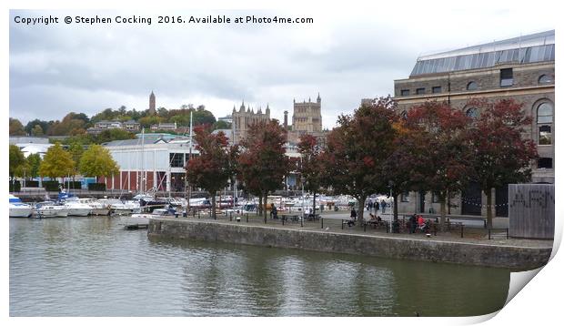 Bristol in Autumn Print by Stephen Cocking