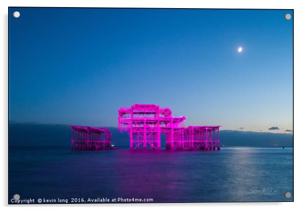 west pier 150th birthday  Acrylic by kevin long