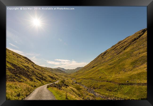 Hardknott Pass, Lake District Framed Print by The Tog