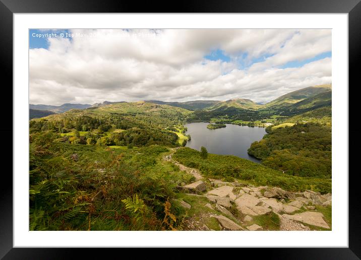 Loughrigg Fell, Lake District Framed Mounted Print by The Tog
