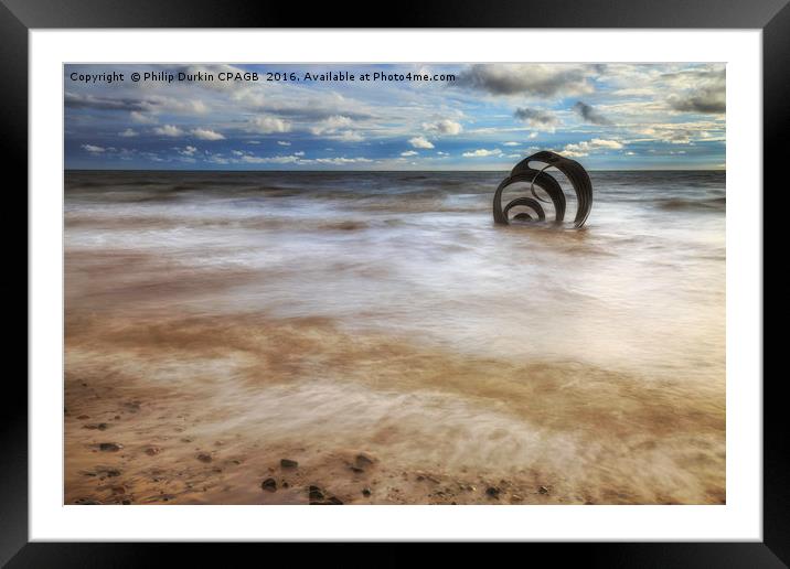 Sea Storm Framed Mounted Print by Phil Durkin DPAGB BPE4