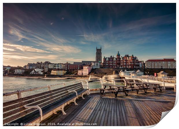 Cromer From the Pier Print by Lynda Simpson