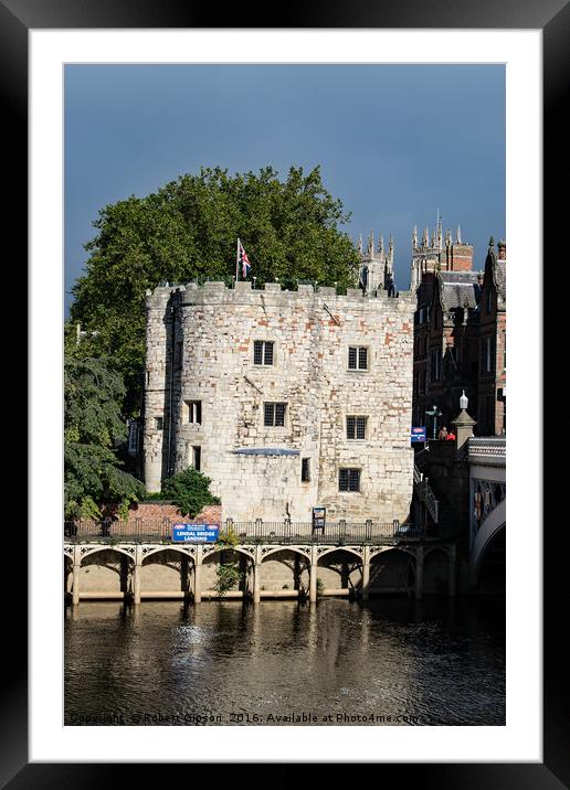 Lendal Tower York Framed Mounted Print by Robert Gipson