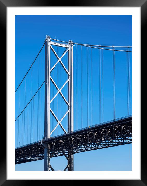 Forth Road Bridge Framed Mounted Print by Tommy Dickson