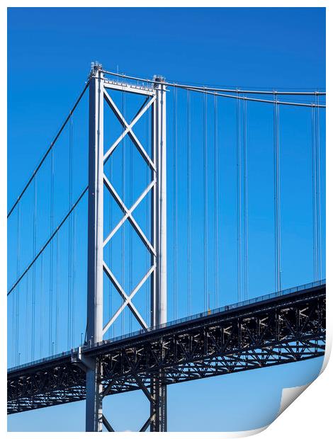 Forth Road Bridge Print by Tommy Dickson