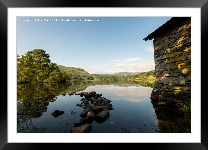 Rydal Water Framed Mounted Print by The Tog