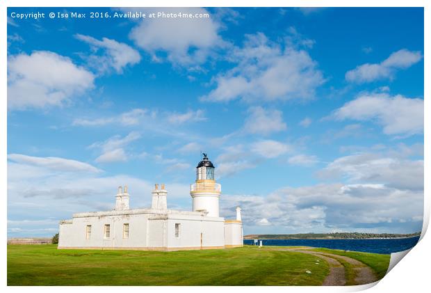 Chanonry Point Lighthouse, Scotland Print by The Tog