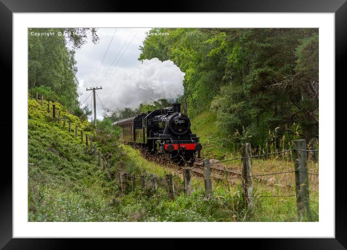 Strathspey Steam Railway, Aviemore, Scotland Framed Mounted Print by The Tog