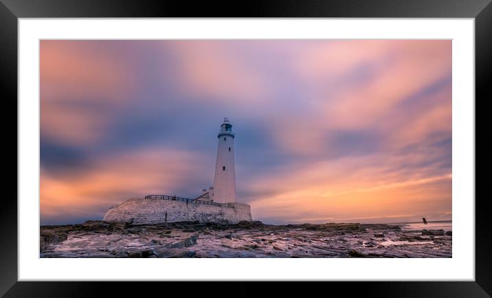 Lighthouse Light............ Framed Mounted Print by Naylor's Photography