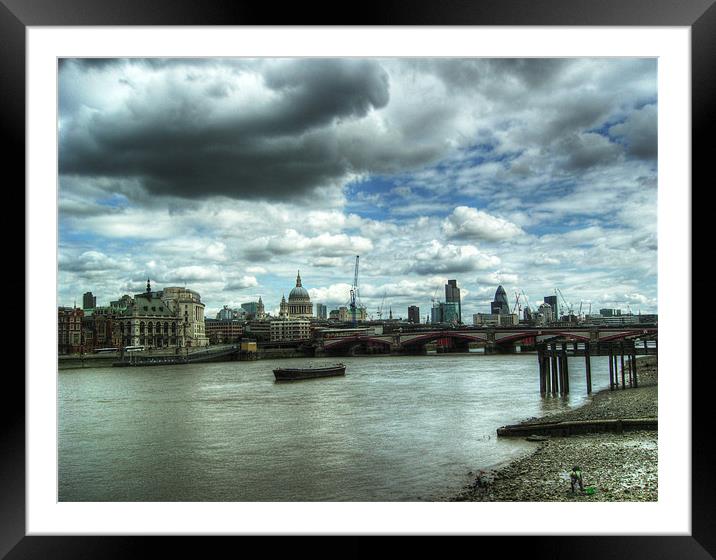 London Skyline Framed Mounted Print by Chris Day