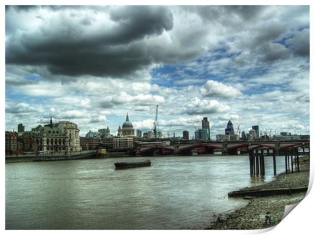 London Skyline Print by Chris Day