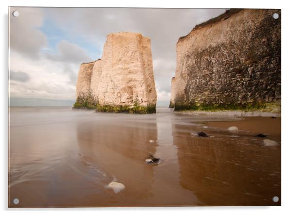 Botany Bay Cliffs Acrylic by Clive Eariss