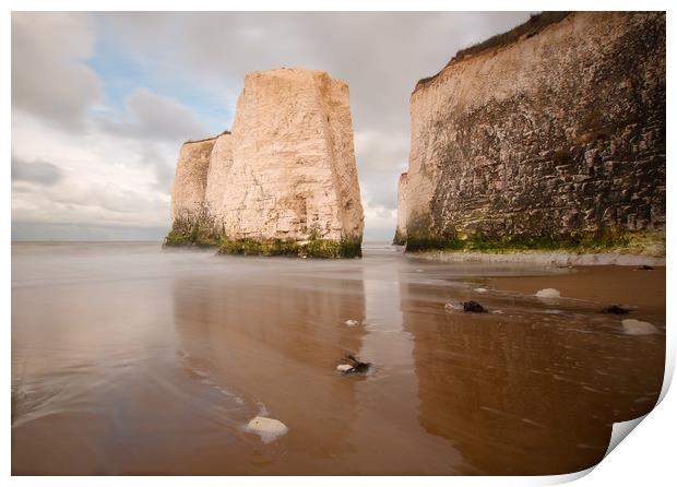 Botany Bay Cliffs Print by Clive Eariss