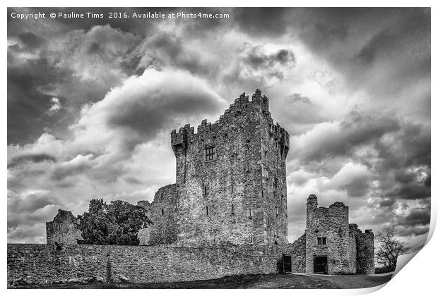 Ross Castle, Co. Kerry, Ireland Print by Pauline Tims