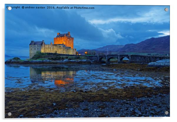 EILEAN LIGHTING UP Acrylic by andrew saxton