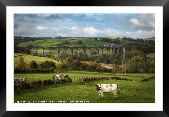 Hewenden Viaduct Framed Mounted Print by David Oxtaby  ARPS