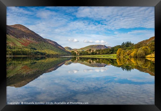 Autumn Colours at Buttermere Framed Print by AMANDA AINSLEY