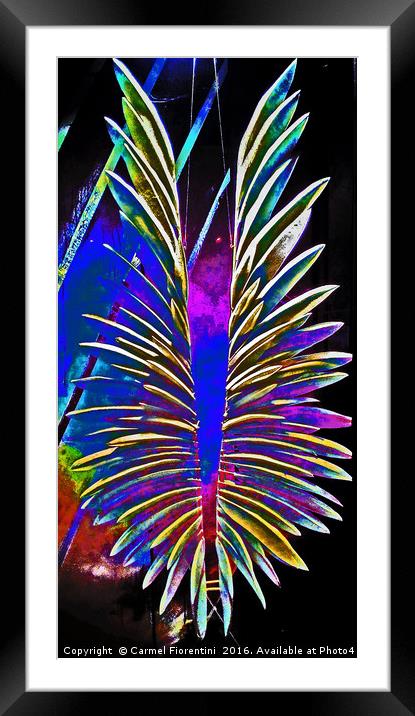 Angel Wings Framed Mounted Print by Carmel Fiorentini
