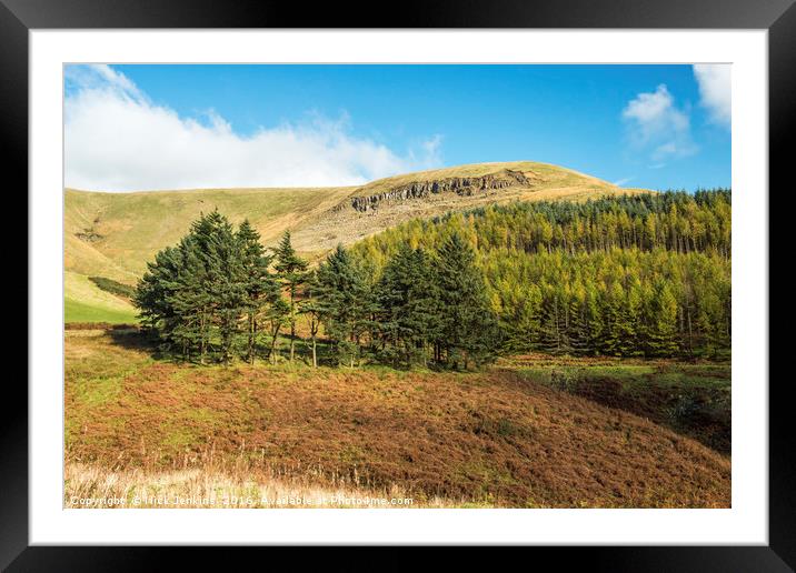 The Garw Valley south Wales Framed Mounted Print by Nick Jenkins