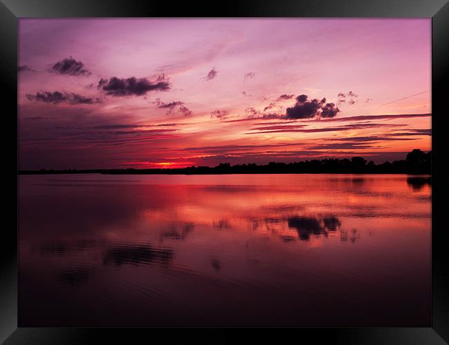Norfolk Sunset Framed Print by Paul Macro