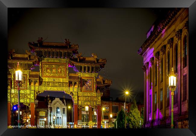 China Town Framed Print by Alan Dow