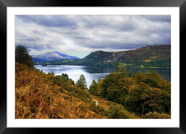 Derwentwater from Cat Bells Framed Mounted Print by Jacqi Elmslie