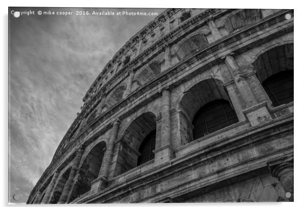 the Coliseum Rome Acrylic by mike cooper