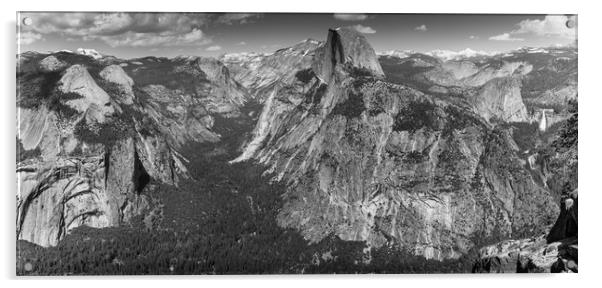 Tenaya Canyon and Half Dome, Yosemite, California Acrylic by Gareth Burge Photography
