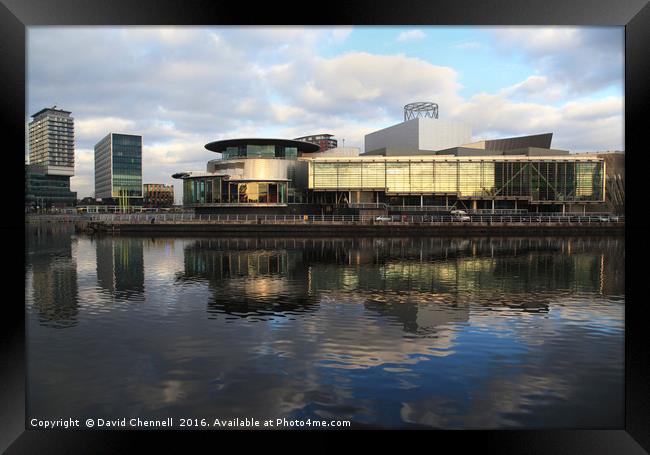 The Lowry Centre Reflection  Framed Print by David Chennell