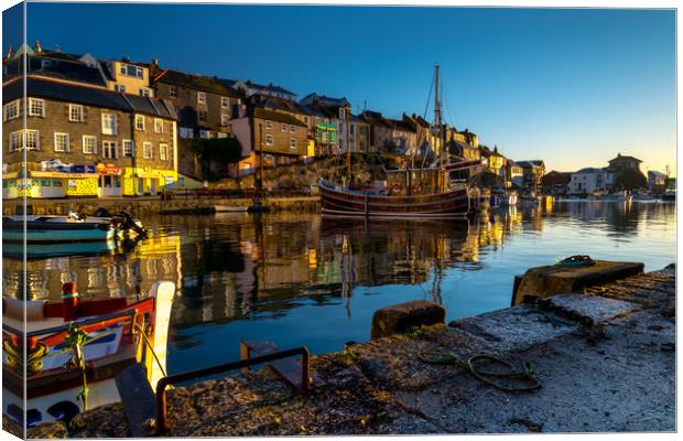Seascan, Mevagissey Cornwall Canvas Print by Michael Brookes