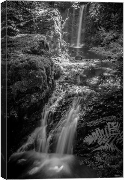 Dalcairny Falls, Ayrshire Canvas Print by Gareth Burge Photography