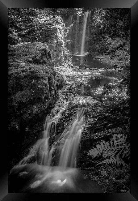 Dalcairny Falls, Ayrshire Framed Print by Gareth Burge Photography