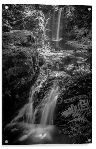 Dalcairny Falls, Ayrshire Acrylic by Gareth Burge Photography