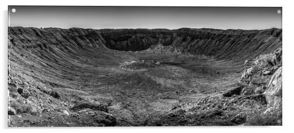 Meteor Crater, Arizona Acrylic by Gareth Burge Photography