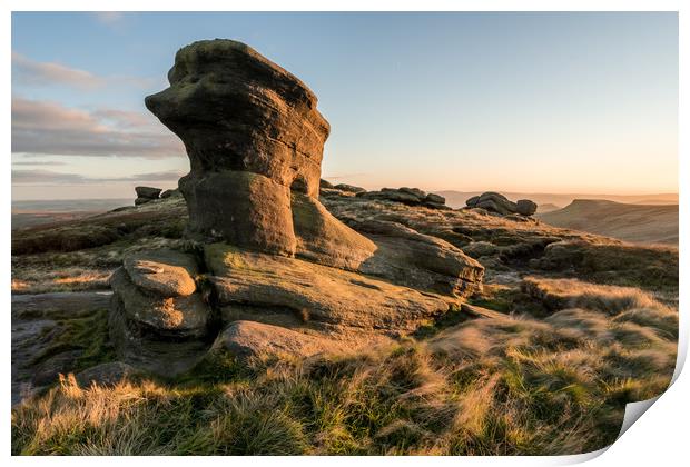 Pym Chair - Peak District Photography Print by James Grant