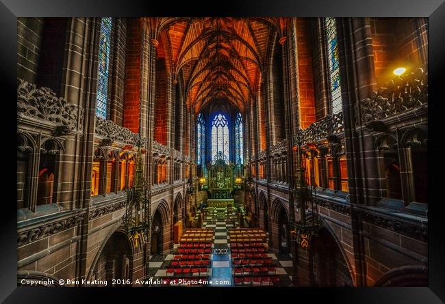Liverpool Anglican Cathedral Framed Print by Ben Keating