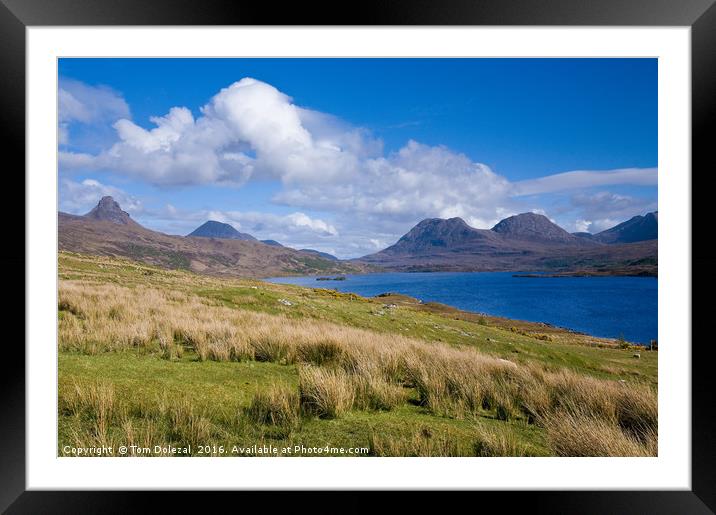 Stac Pollaidh view Framed Mounted Print by Tom Dolezal