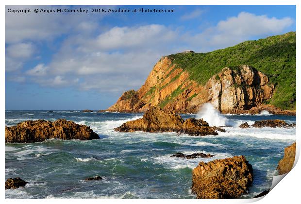 The Heads at Knysna South Africa Print by Angus McComiskey