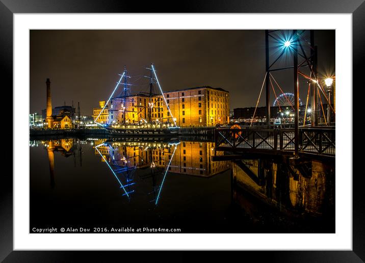 Stavros Nights Framed Mounted Print by Alan Dow