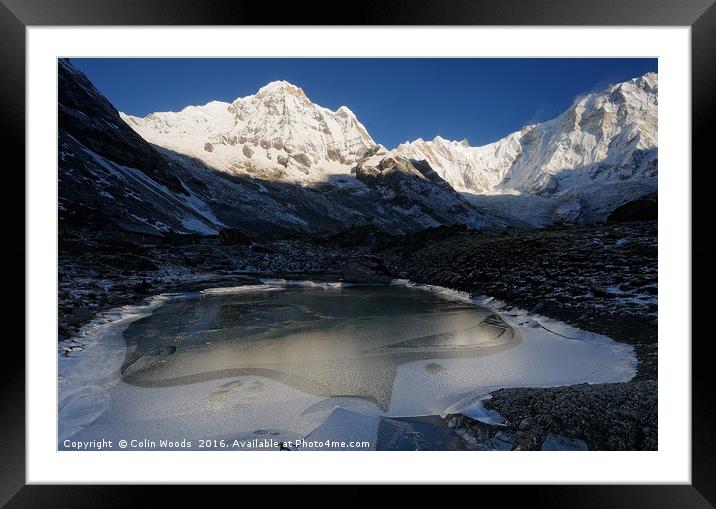 Frozen Lake  Framed Mounted Print by Colin Woods