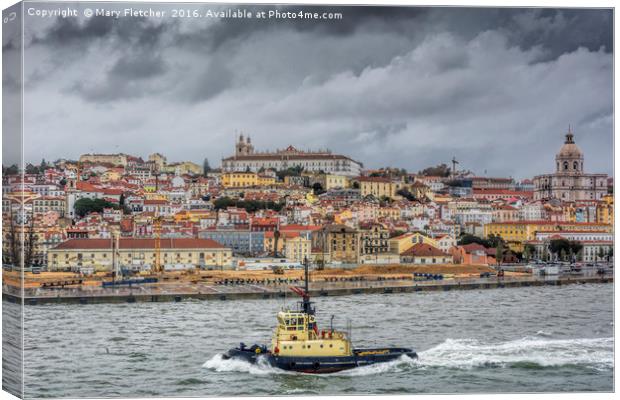 Lisbon, Portugal Canvas Print by Mary Fletcher