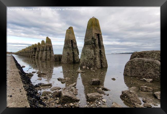 Cramond in Colour Framed Print by bryan hynd