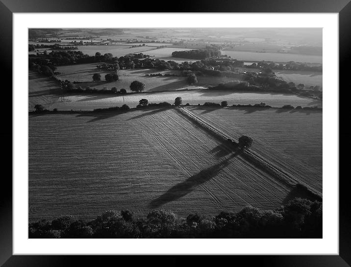 Sunset and Shadow Framed Mounted Print by Steve Marriott