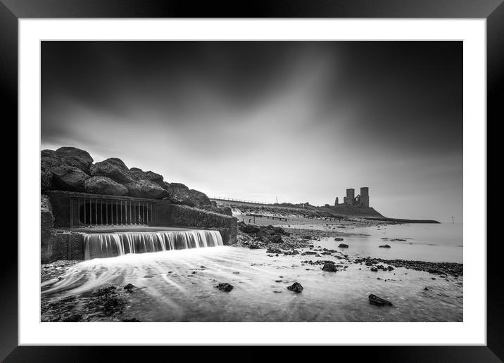 Reculver Framed Mounted Print by Ian Hufton