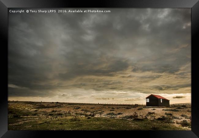 Under a Threatening Sky Framed Print by Tony Sharp LRPS CPAGB